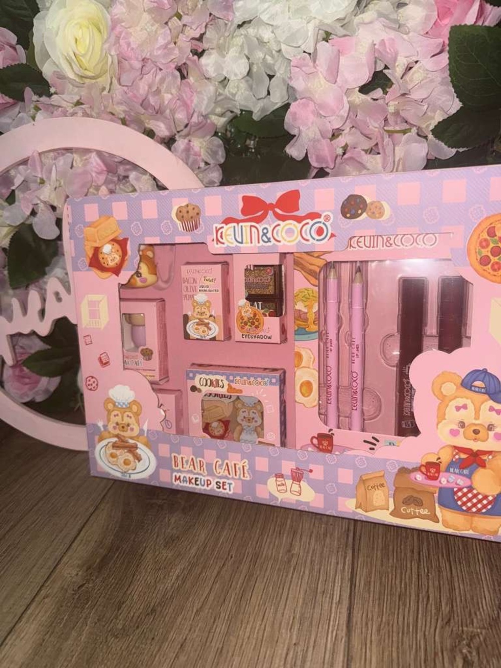 Kelin & Coco Bear Café Kids Makeup Set — Pink